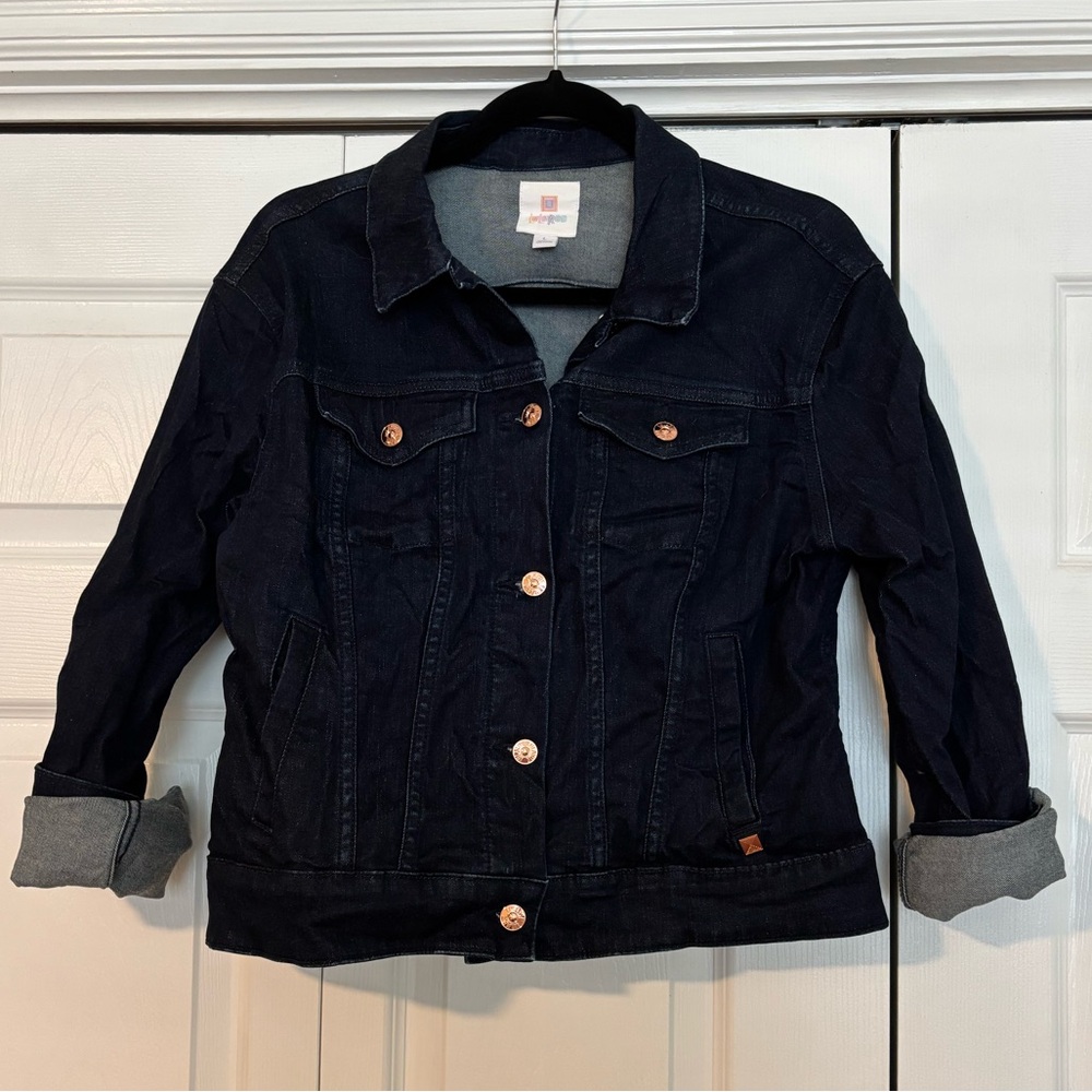 LuLaRoe Blue Denim Jean Jacket Classic Style